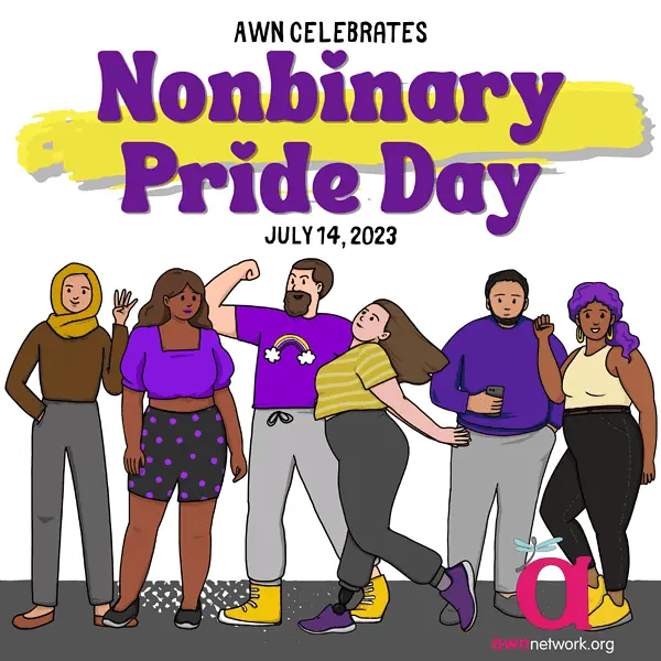 AWN Celebrates Nonbinary Pride Day  - July 14, 2023
